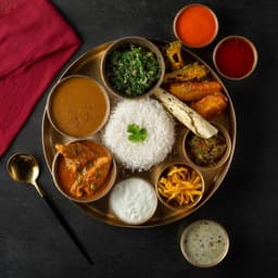 Chicken thakali thali