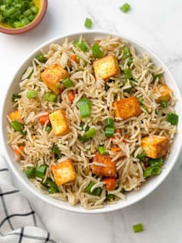 Paneer fried rice