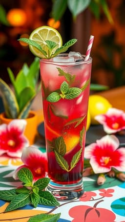 Blushing bride mojito